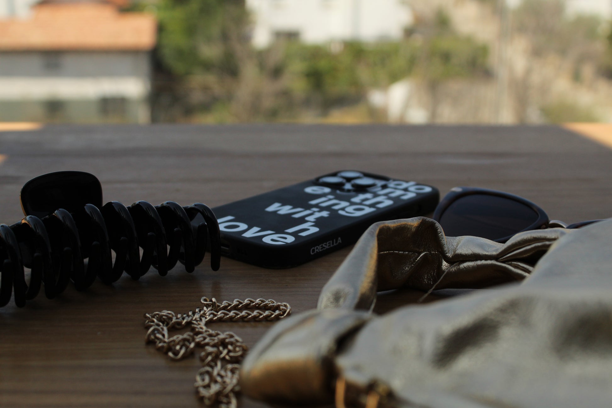 Funda Móvil - Do Something With Love BLACK