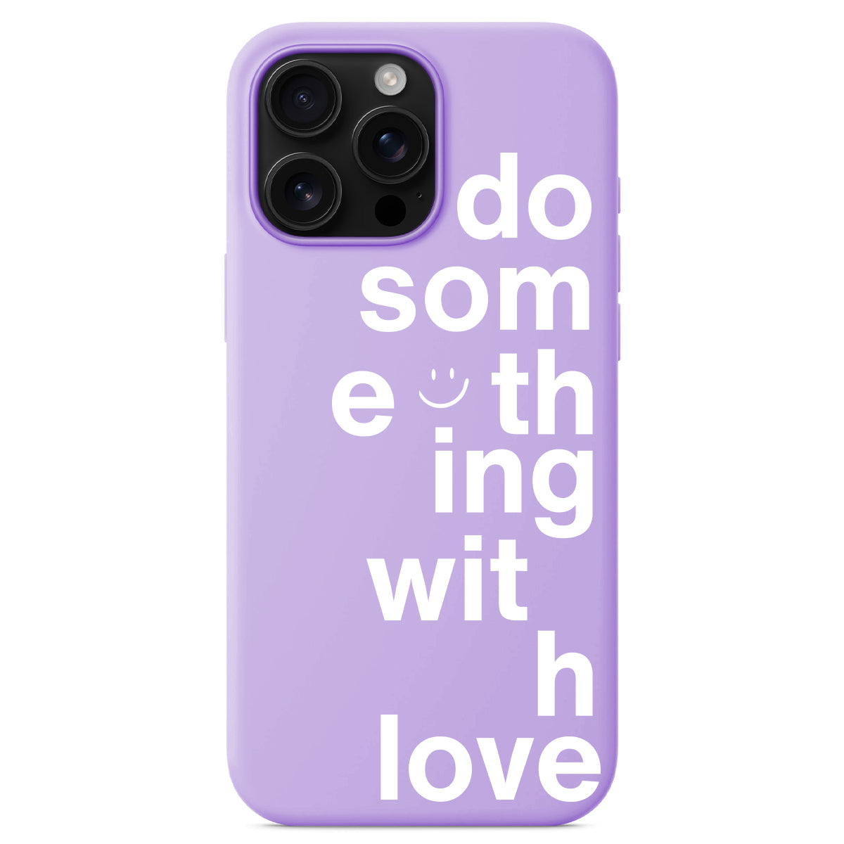 FUNDA MÓVIL - DO SOMETHING WITH LOVE LILA