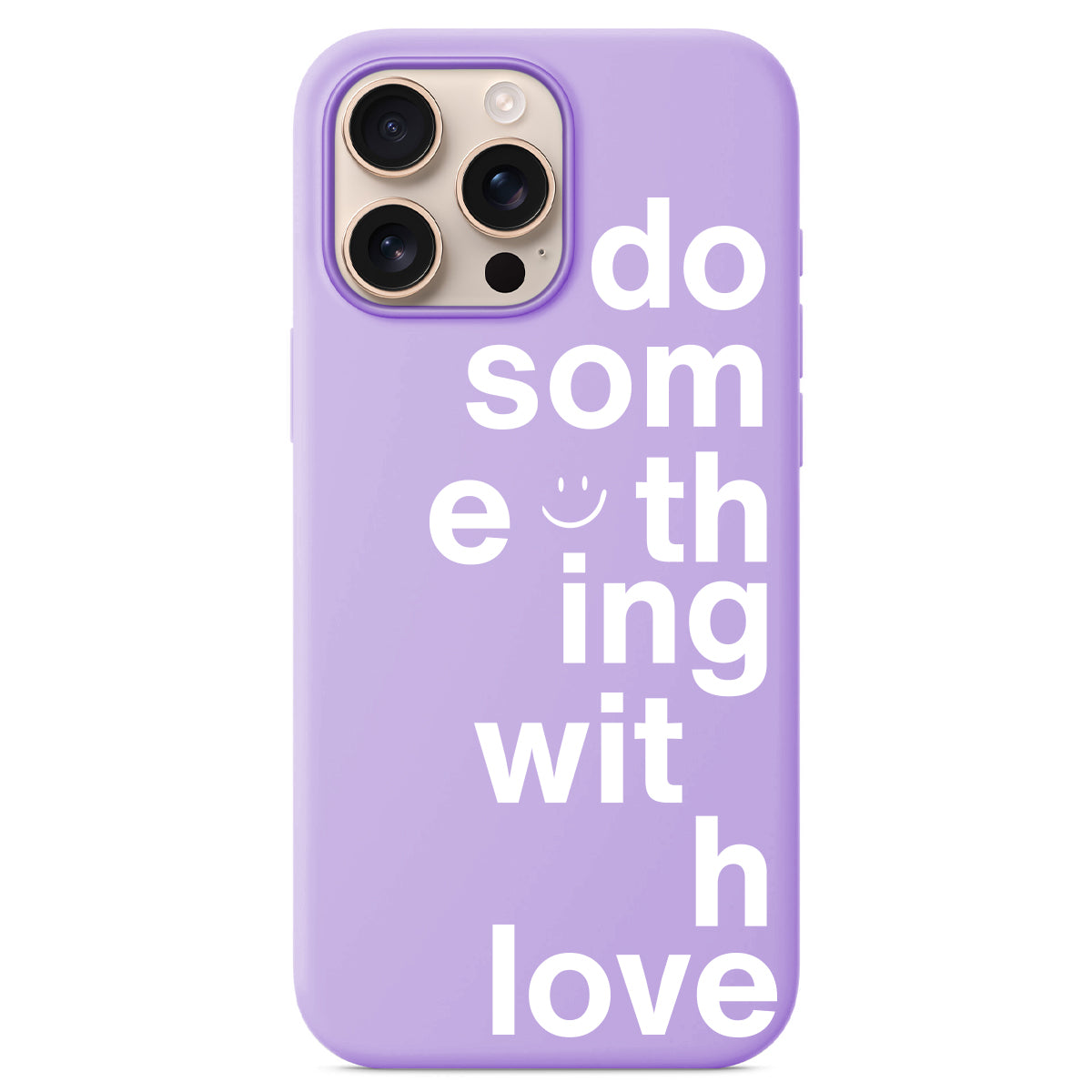 FUNDA MÓVIL - DO SOMETHING WITH LOVE LILA